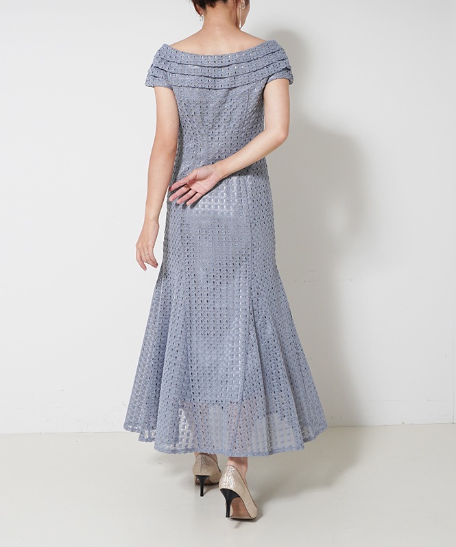 かぎ編みレースワンピース■