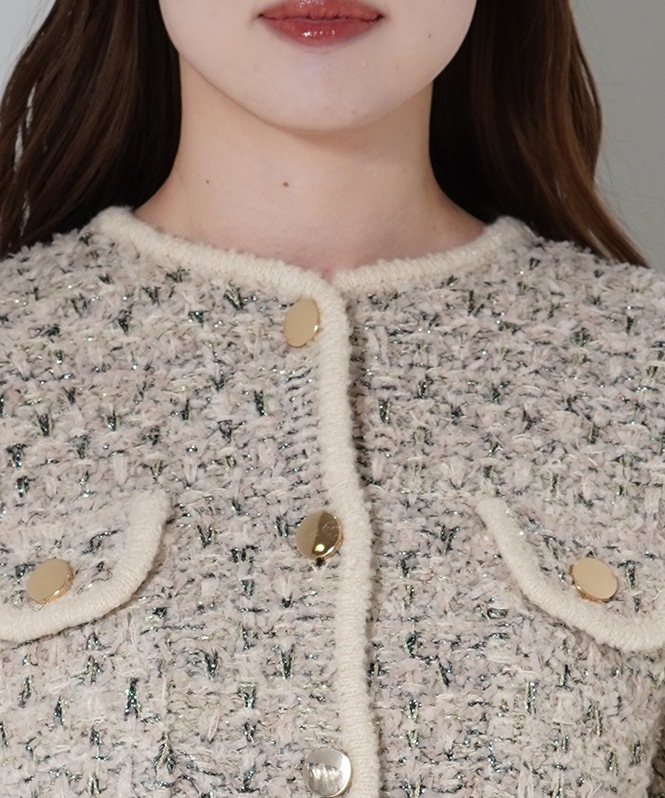 Tweed knit JK