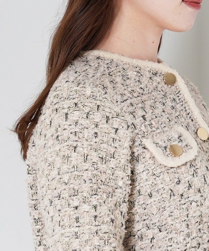 Tweed knit JK