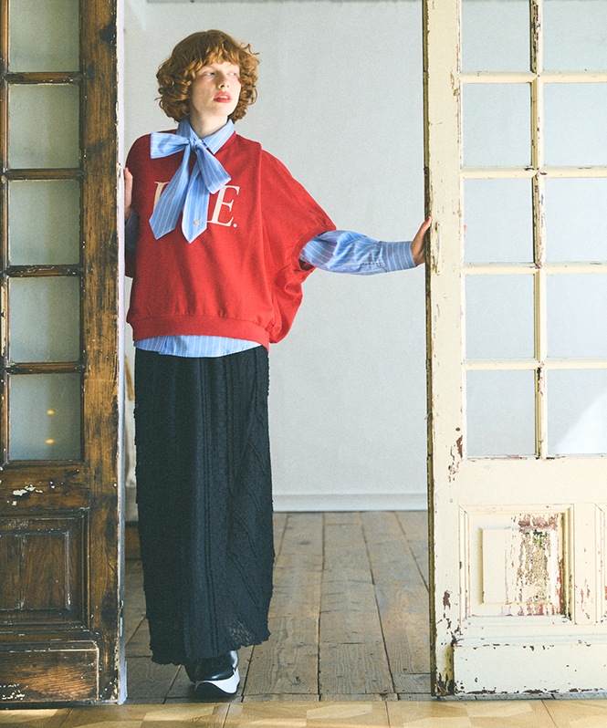 IRIEプリントドルマンプルオーバー