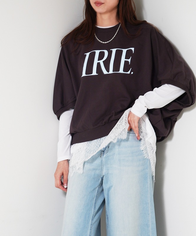 IRIEプリントドルマンプルオーバー