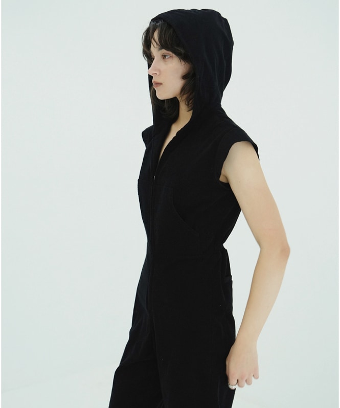 CORDUROY HOODED ALL IN ONE