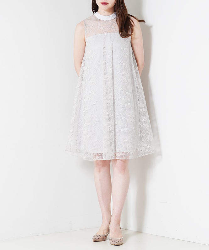 総レースAラインワンピース