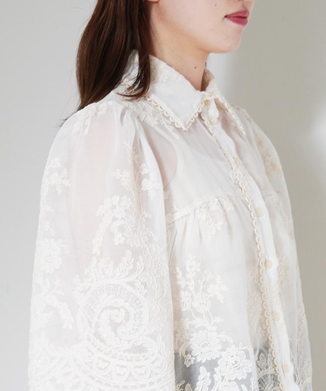 新品rosy monster スカラップレースブラウスシャツ スカラップレースシャツブラウス | TOPS,シャツ／ブラウス | ROOM903