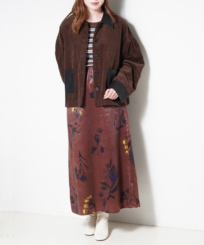 Corduroy Volume Sleeve Outer