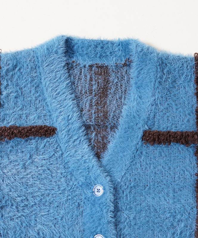 立体ジャガードカーディガン