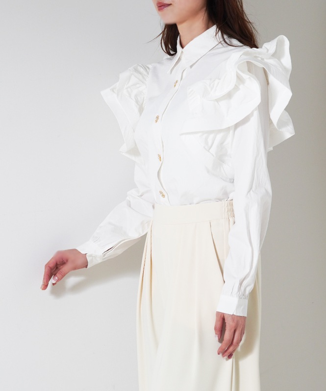 Afterglow Ruffle Blouse