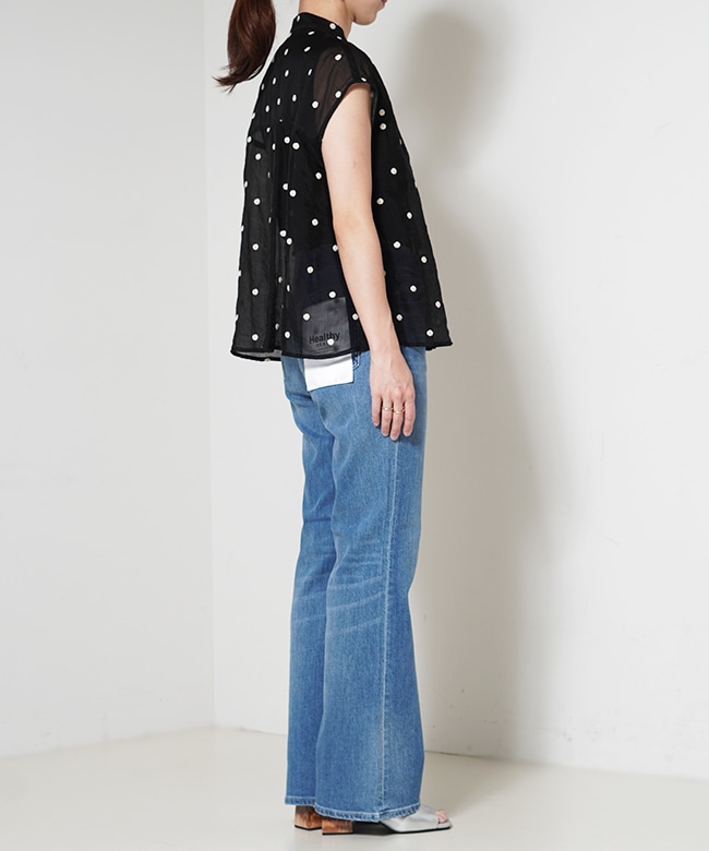ドット立体刺繍ブラウス | TOPS,シャツ／ブラウス | ROOM903 online