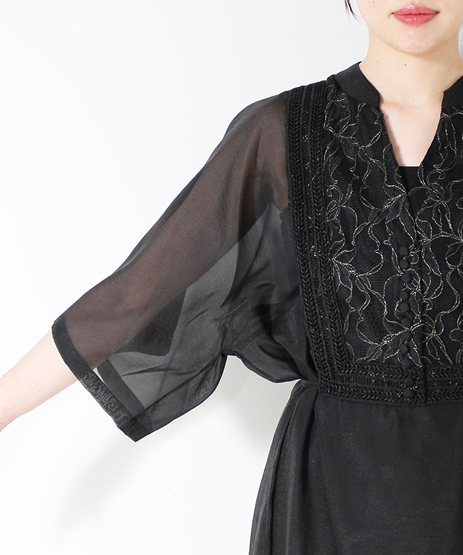 新品　LE'RURE ドレス Nomadical organdy dress LE'RURE Nomadical organdy dress