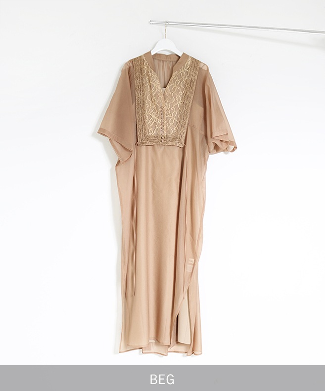 Nomadical organdy dress□ | DRESS,DRESS | ROOM903 online