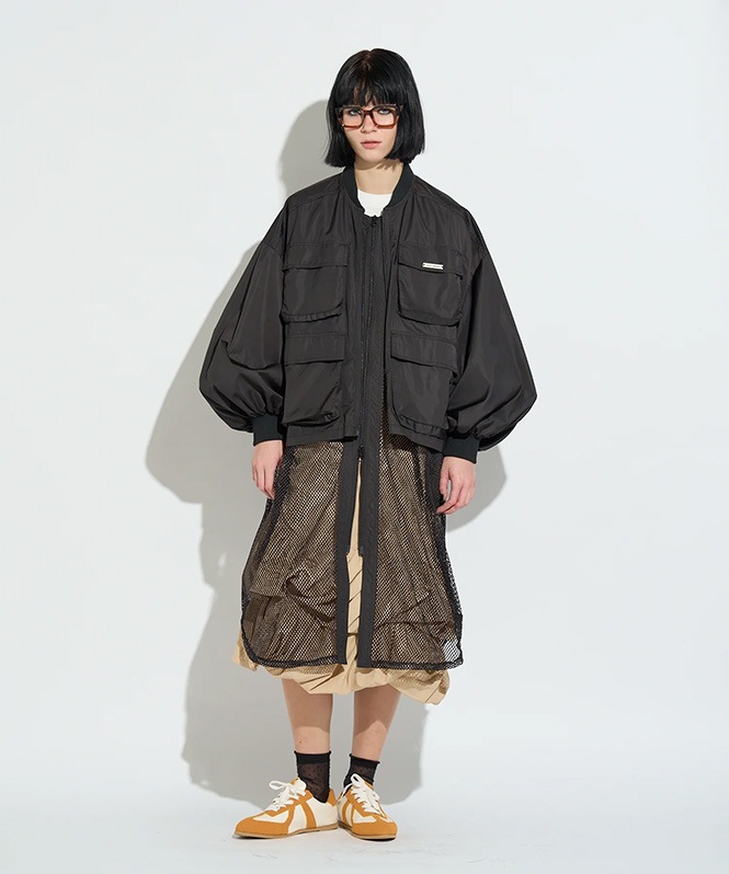 3WAYロングベストブルゾン