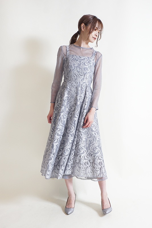 VALERIANE ジャガードエプロンワンピース | DRESS,DRESS | ROOM903 online