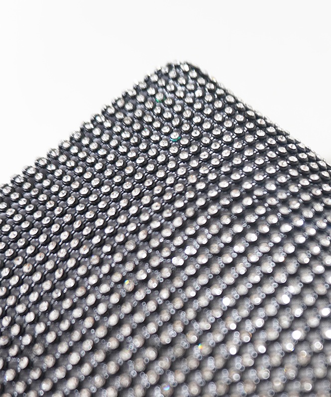 2WAYリングハンドルラインストーンバッグ