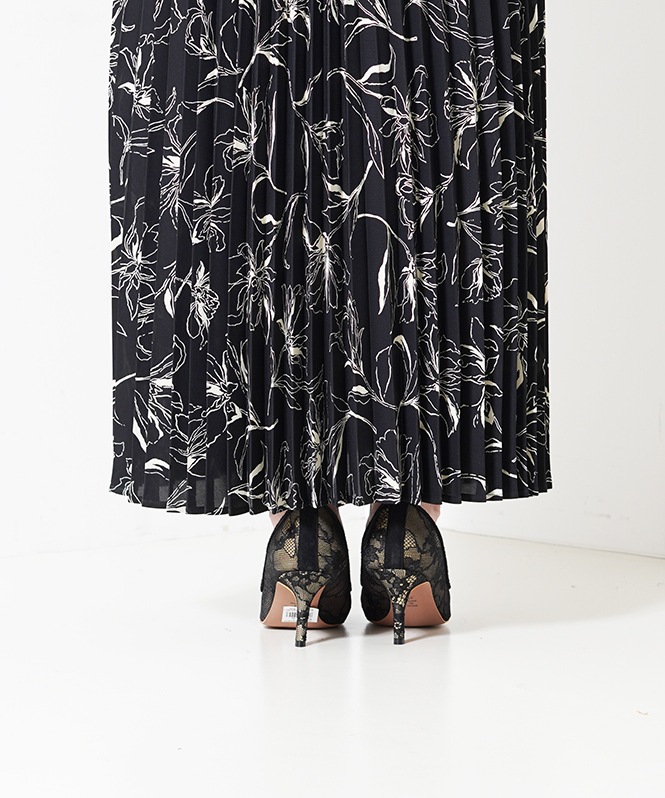 プリーツドレス