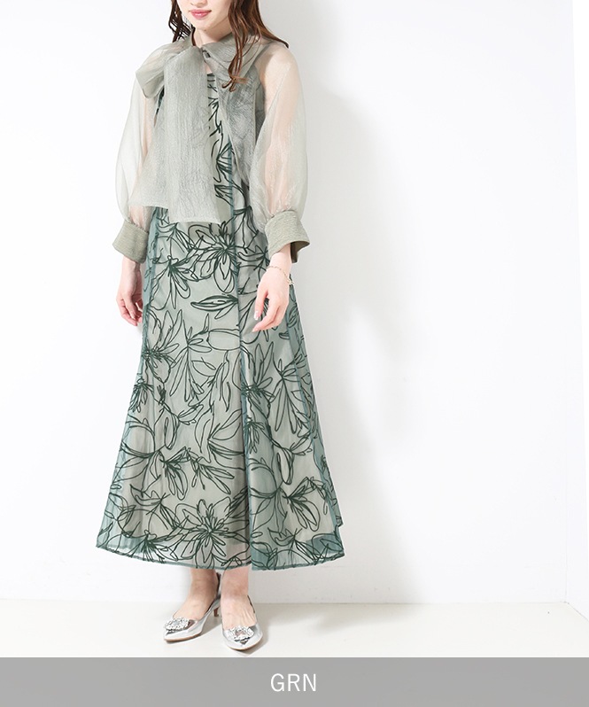 ボウタイボレロSETドレス