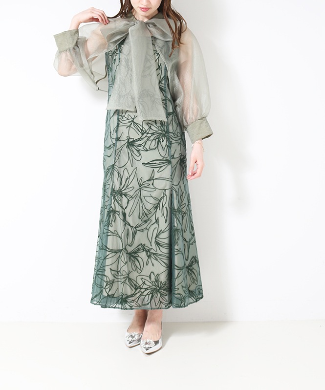 ボウタイボレロSETドレス