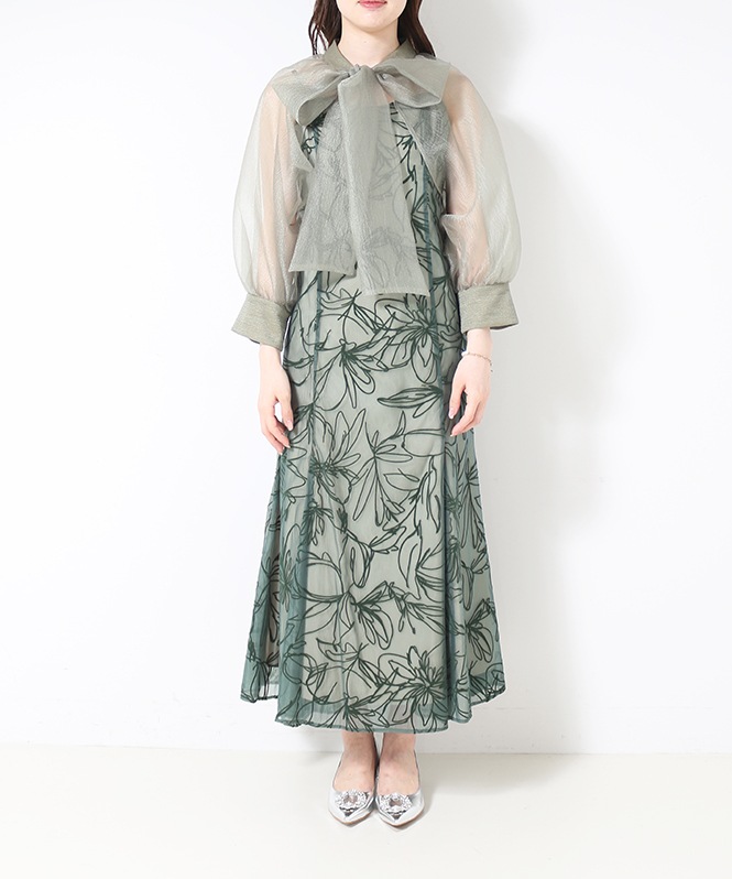 ボウタイボレロSETドレス