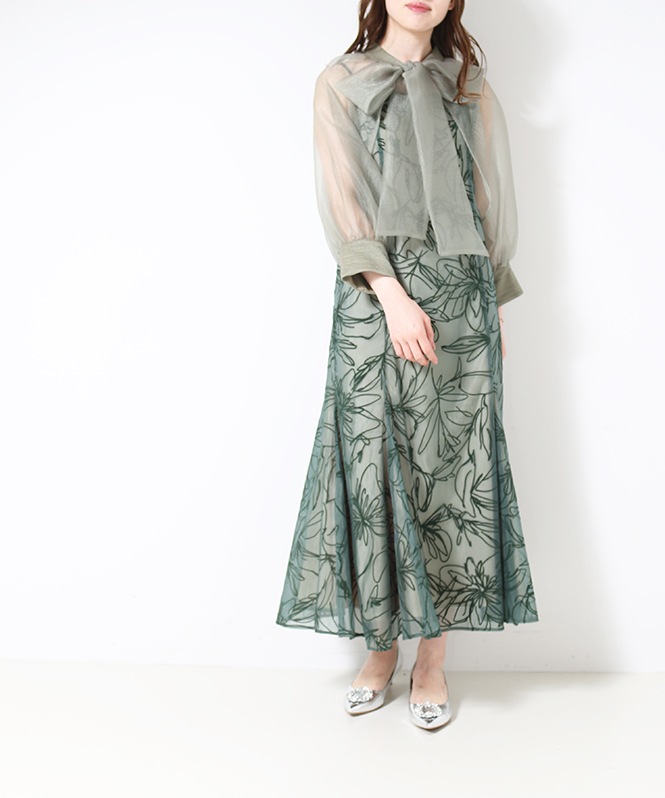 ボウタイボレロSETドレス