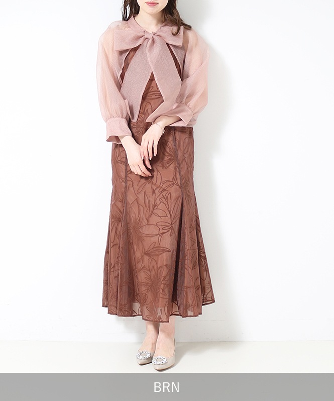 ボウタイボレロSETドレス