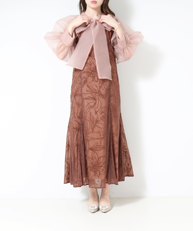 ボウタイボレロSETドレス