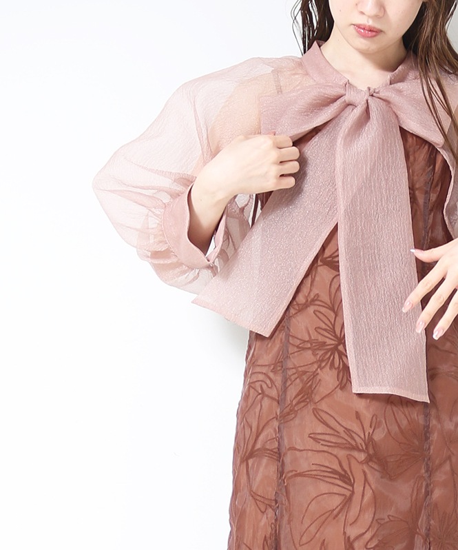 ボウタイボレロSETドレス