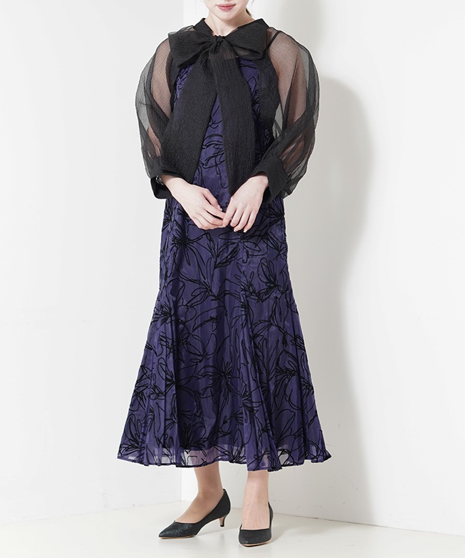 ボウタイボレロSETドレス