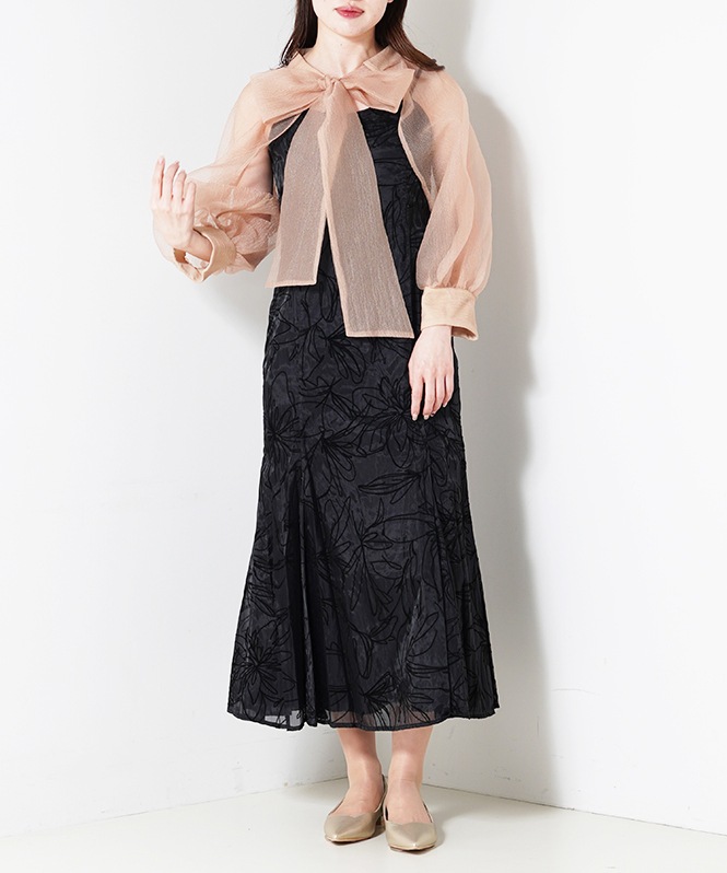 ボウタイボレロSETドレス