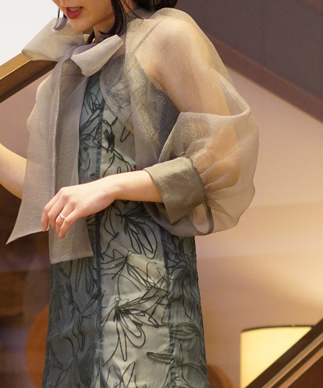 ボウタイボレロSETドレス