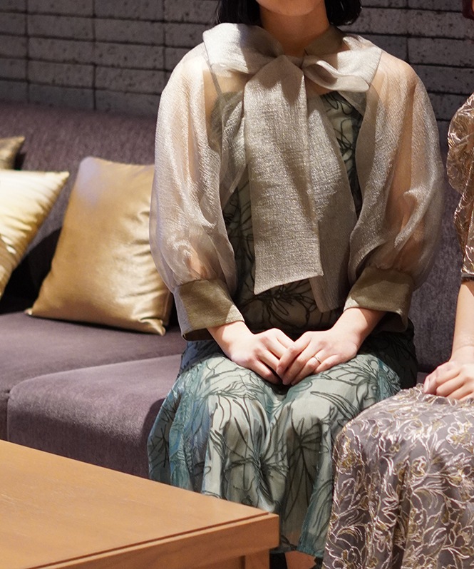 ボウタイボレロSETドレス