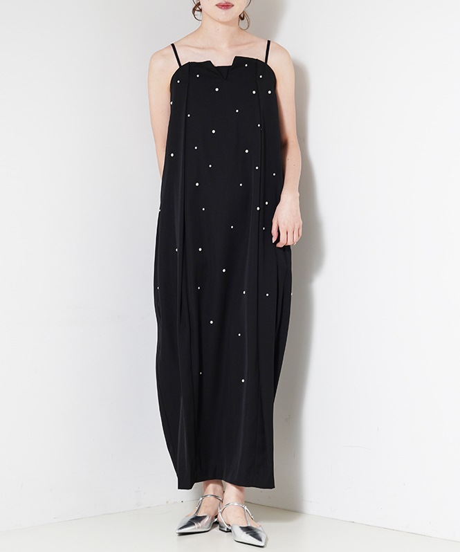 ★ANDRESD★ oval form pearl dress【Lサイズ】 oval form pearl dress | ALL ITEM | ROOM903 online