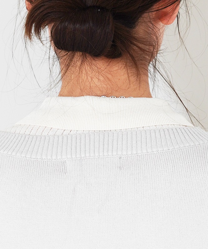 ネコジャガードニット