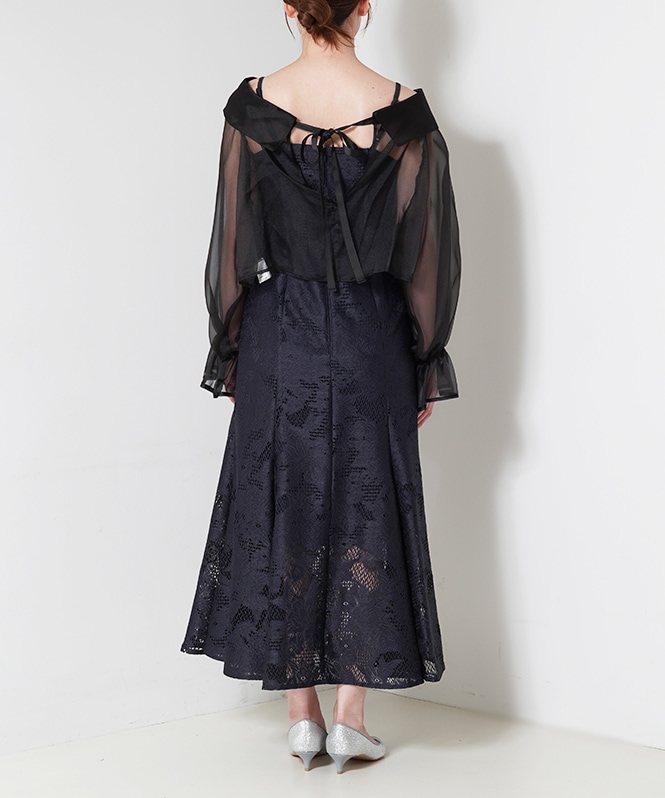 シースルーボレロワンピース