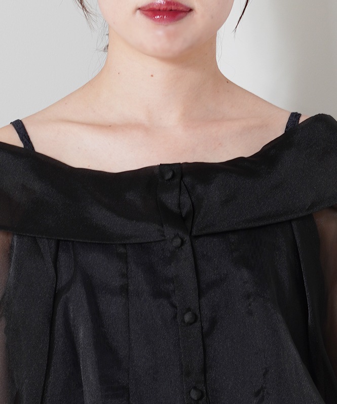 シースルーボレロワンピース