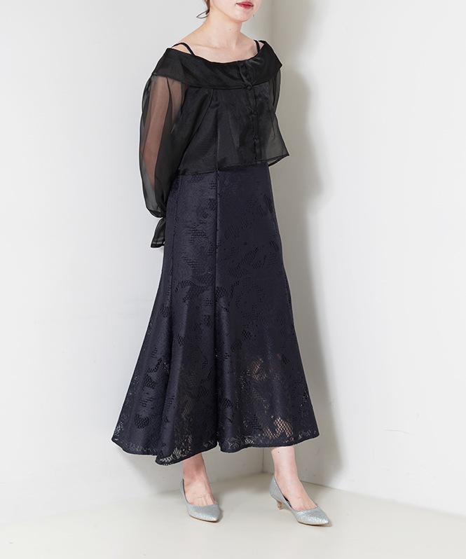 シースルーボレロワンピース