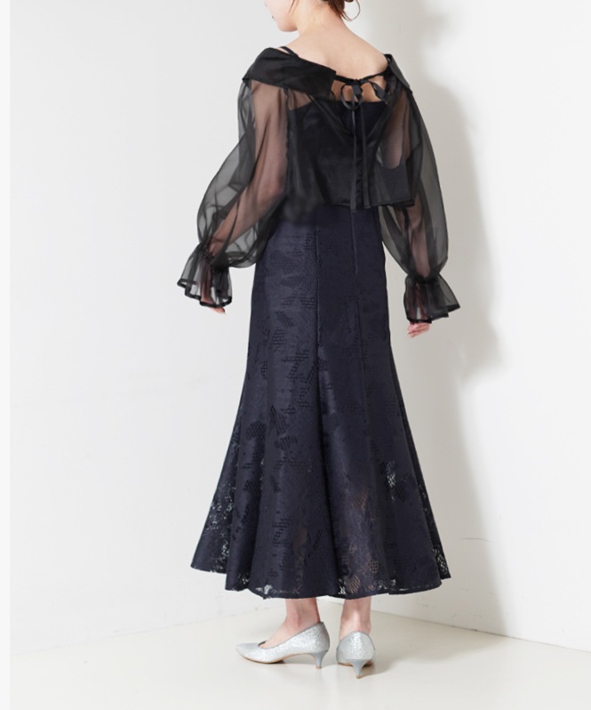 シースルーボレロワンピース