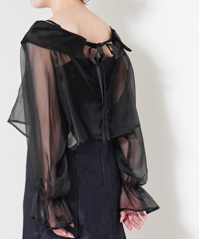 シースルーボレロワンピース