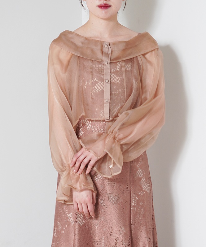 シースルーボレロワンピース