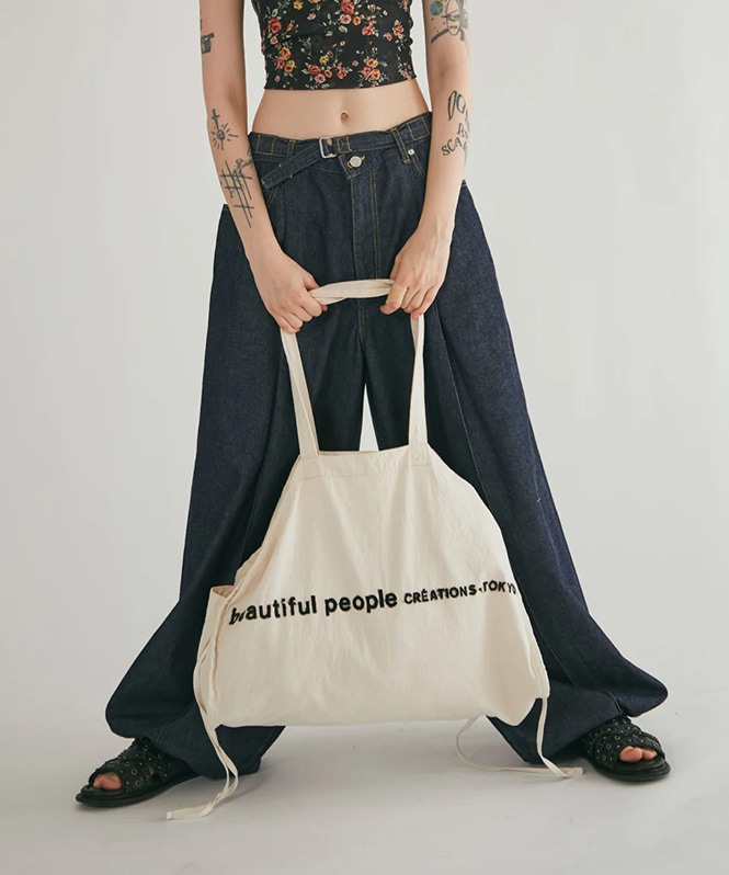 brushed logo holiday lesure bag