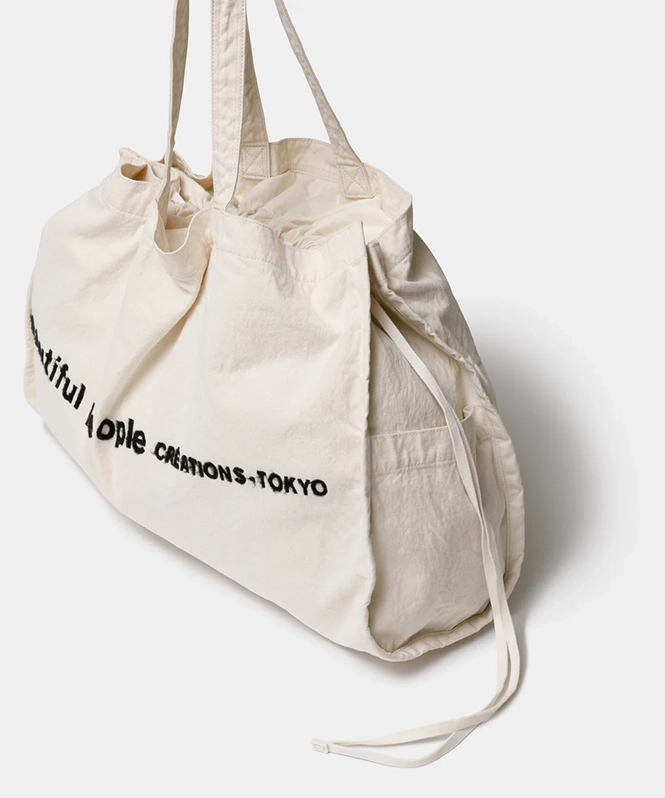 brushed logo holiday lesure bag