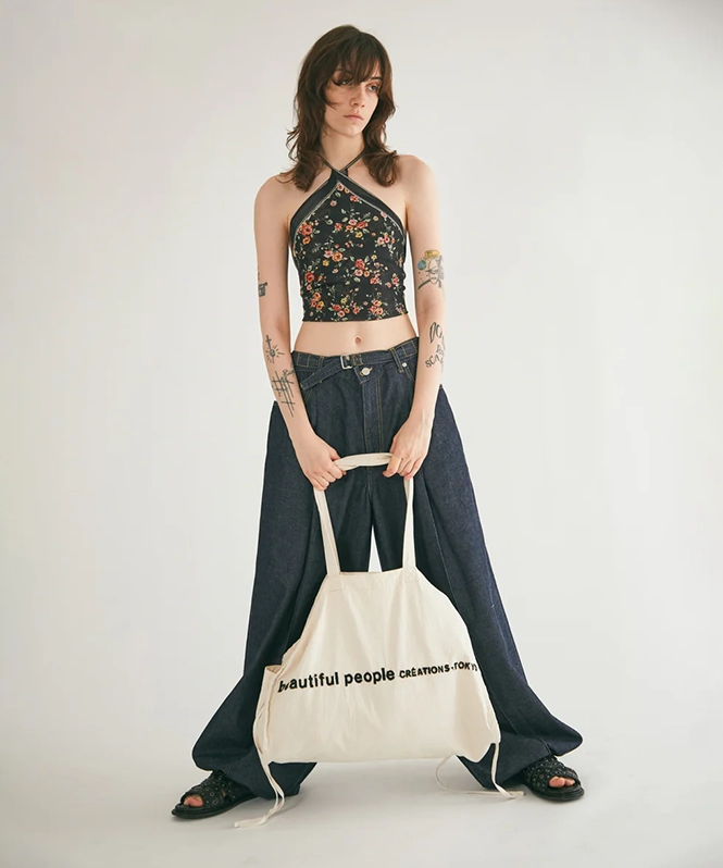 brushed logo holiday lesure bag