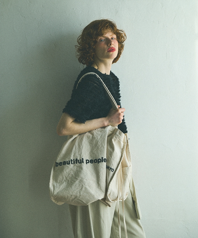 brushed logo holiday lesure bag