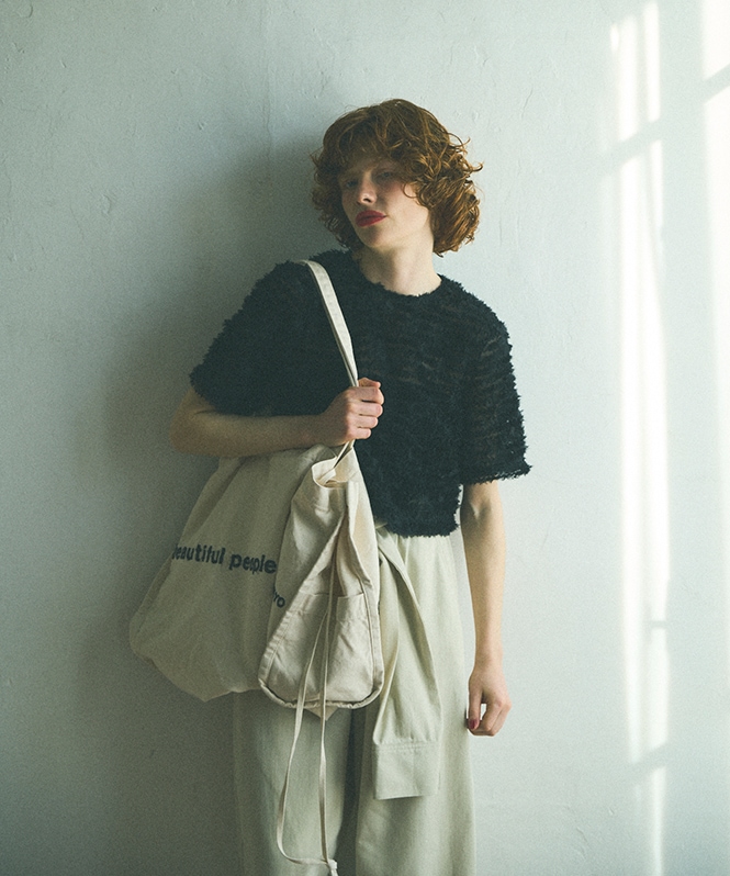 brushed logo holiday lesure bag