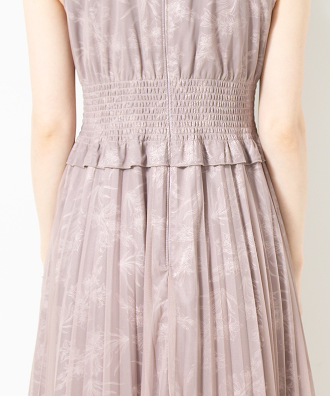 ボウタイフラワープリーツドレス | ALL ITEM | ROOM903 online