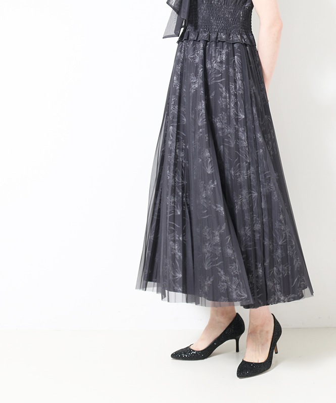 ROOM903 ボウタイフラワープリーツドレス | ALL ITEM | ROOM903