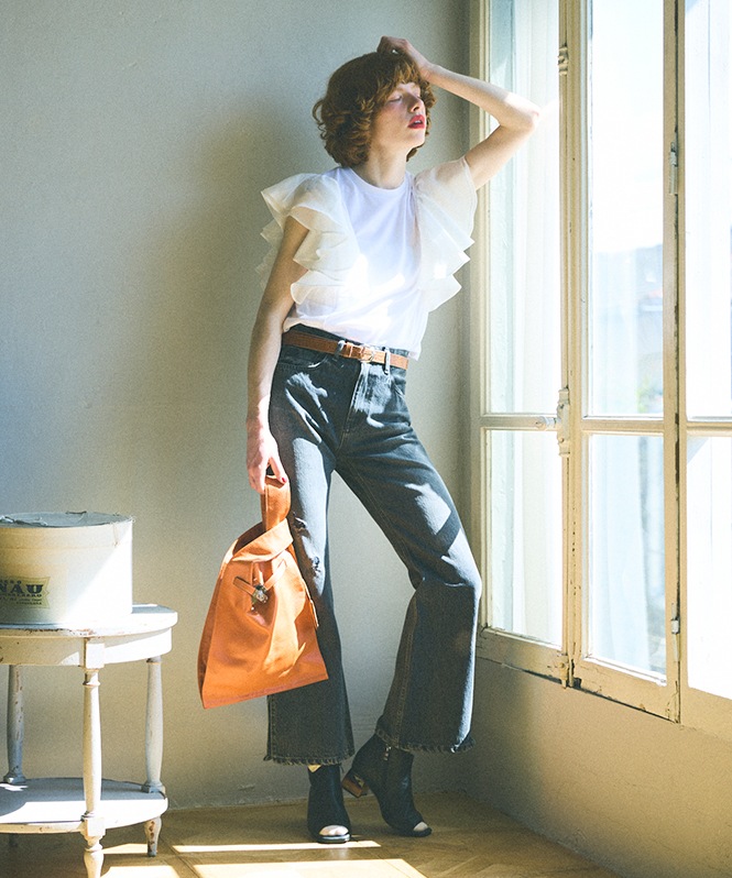 laege market bag in shrink leather