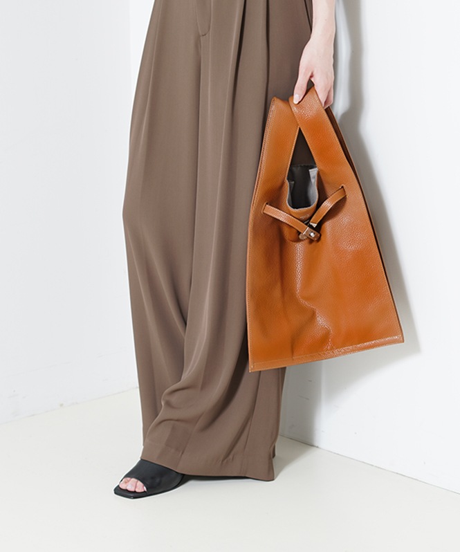 laege market bag in shrink leather