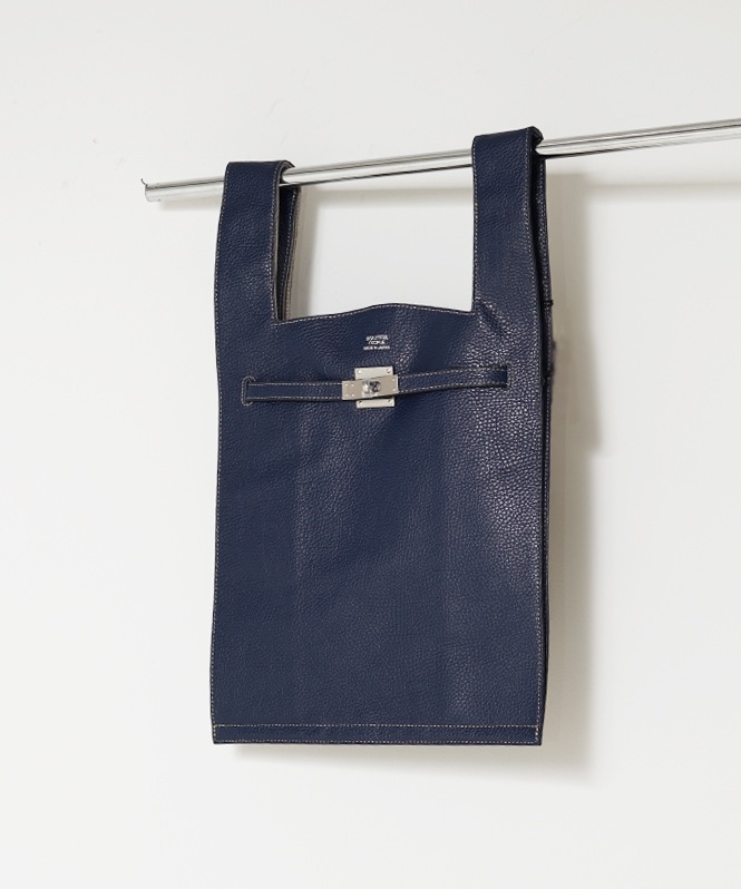 laege market bag in shrink leather