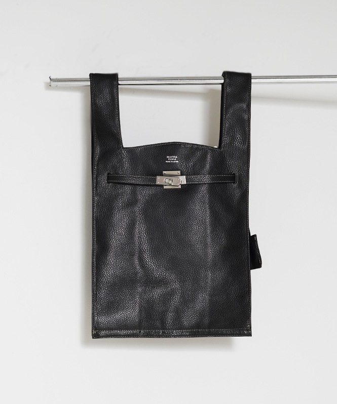 laege market bag in shrink leather