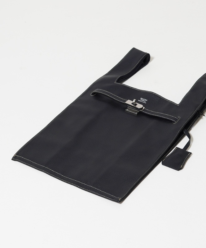 laege market bag in shrink leather