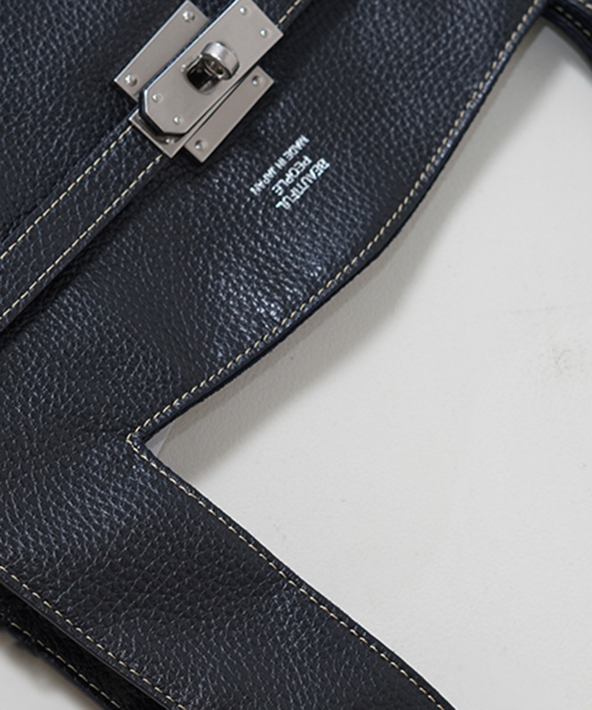 laege market bag in shrink leather